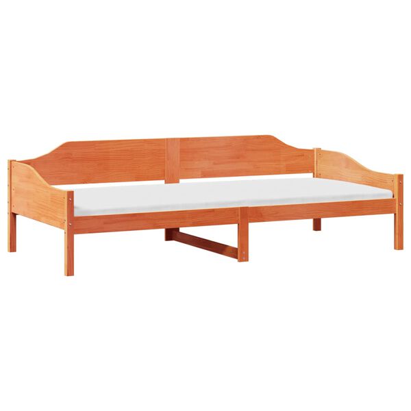 vidaXL Letto senza Materasso Marrone Cera 90x190 cm in Legno di Pino