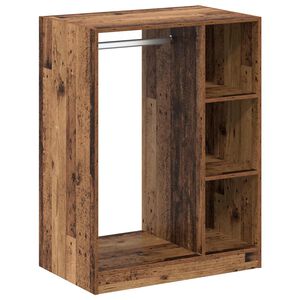 vidaXL Guardaroba Legno antico 77 x 48 x 102 cm Legno ingegnerizzato