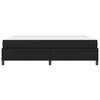 vidaXL Struttura del letto con materasso Nero 200 x 200 cm Tessuto