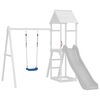 vidaXL Seggiolini per Altalena con Corde 2 pz Blu 37x15 cm Polietilene