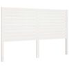 vidaXL Testiera per Letto Bianca 166x4x100cm in Legno Massello di Pino