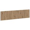 vidaXL Testiera da Muro ARNHEM Rovere Artigianale Legno ingegnerizzato