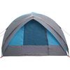 vidaXL Tenda tunnel con tetto Blu 410 x 285 x 198 cm taffetà