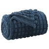 vidaXL Coperte da Pile 6 pcs Blu navy 270 x 240 cm Panno