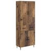 vidaXL Set di armadi 2 pz Legno antico Legno ingegnerizzato