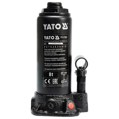 YATO Martinetto Idraulico a Bottiglia 8 Tonnellate YT-17003