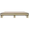 vidaXL Giroletto Rovere Sonoma 160x200 cm in Legno Multistrato Metallo