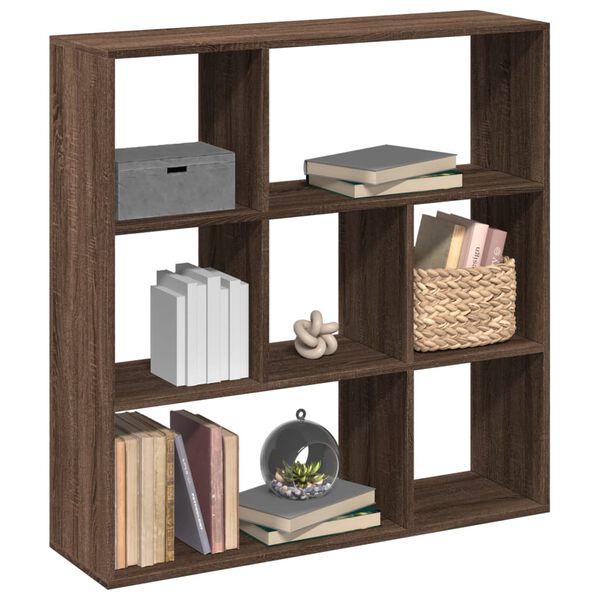 vidaXL Libreria Divisorio Rovere Marrone 102x29x103,5 cm in Truciolato