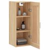 vidaXL Mobile a Parete Rovere Sonoma 34,5x34x90 cm Legno Multistrato