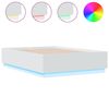 vidaXL Giroletto con Luci LED Bianco 140x190 cm in Legno Multistrato