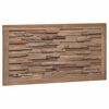 vidaXL Testiera Naturale 100 cm Legno di teak solido