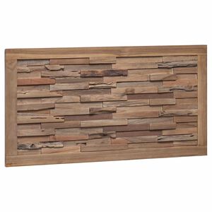 vidaXL Testiera del letto Naturale Legno di teak solido