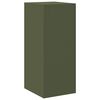 vidaXL Armadio per File con cassetto Verde oliva 44 x 50 x 106.5 cm