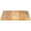 vidaXL Piano per Tavolo 80x50x3,8 cm Rettangolare Legno Massello Mango