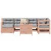 vidaXL Set Divani da Giardino 7 pz in Legno Massello Abete Douglas