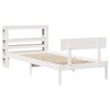 vidaXL Letto senza Materasso Bianco 90x200 cm Legno Massello di Pino