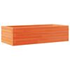 vidaXL Fioriera Giardino Marrone Cera 90x40x23 cm Legno Massello Pino