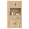 vidaXL Credenza Rovere Sonoma in Legno Multistrato