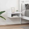vidaXL Comodino 2 pcs Bianco 40 x 31 x 15 cm Legno multistrato