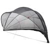 vidaXL Dome Piscina 546 x 516 x 250 cm Nero