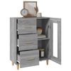 vidaXL Credenza Grigio Sonoma 69,5x34x90 cm in Legno Multistrato