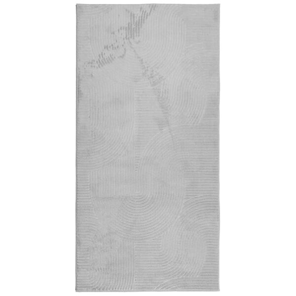 vidaXL Tappeto IZA a Pelo Corto Aspetto Scandinavo Grigio 100x200 cm