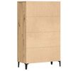 vidaXL Credenza Rovere Artigianale 70x31x115 cm in Legno Multistrato