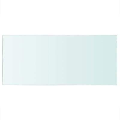 vidaXL Mensola in Vetro Trasparente 50x25 cm