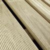 vidaXL Piastrella per Decking 6 pcs Verde 50 x 50 cm