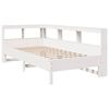 vidaXL Letto Libreria senza Materasso Bianca 90x200 cm Legno di Pino