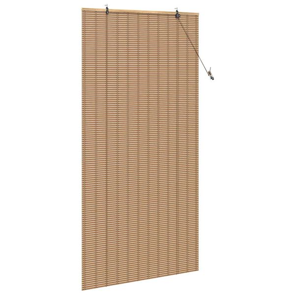 vidaXL Tenda a rullo con tende Natura 100 x 220 cm Bamb&ugrave;