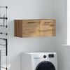 vidaXL Armadietto a muro rovere artigianale 80 x 36.5 x 35 cm