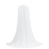 vidaXL Rete per zanzare per letto 3 pz 156 mesh Bianco ⌀56 x 220 cm
