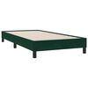 vidaXL Giroletto senza Materasso Verde Scuro 80x210 cm in Velluto