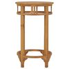 vidaXL Tavolino da Bar Ø 60 cm in Legno Massello di Teak