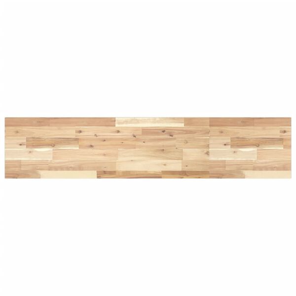 vidaXL Ripiano a Parete 120x30x2 cm Legno Massello Acacia Non Trattato