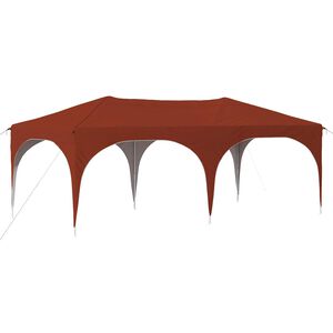 vidaXL Tenda per feste a pop-up Terracotta 575 x 288 x 245 cm