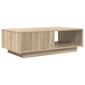 vidaXL Tavolino da salotto con cassetto Rovere Sonoma 95 x 55 x 31 cm