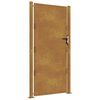 vidaXL Cancello da giardino 100x200 cm in acciaio Corten