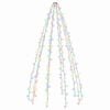 vidaXL Rete di Luce per Albero di Natale 300 LED Multicolori 300 cm