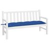 vidaXL Cuscino per Panca Giardino Blu Reale 150x50x7 cm Tessuto Oxford