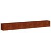 vidaXL Fioriera Arrugginita 360x40x40 cm in Acciaio Corten