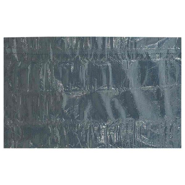 vidaXL Pellicola Galleggiante Solare PE Piscina 1200x600 cm Nero e Blu