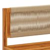 vidaXL Set di divani da giardino 11 pz con cuscini in legno di acacia e corda