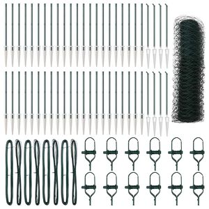 vidaXL Palo della recinzione Verde