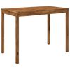 vidaXL Tavolo Bar da Giardino Naturale 141 x 80,5 x 105 cm