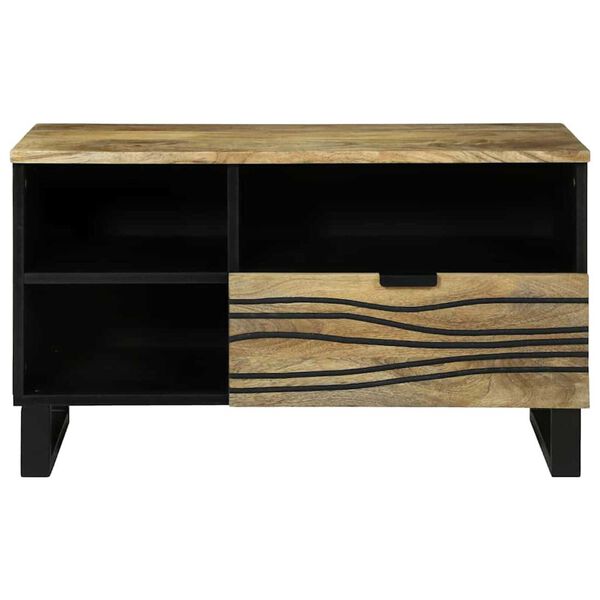 vidaXL Unità TV con cassetto Marrone 80 x 33 x 46 cm Legno multistrato