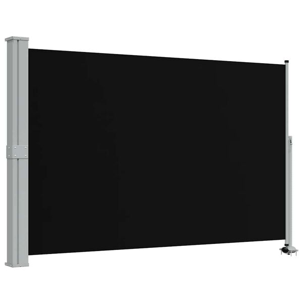vidaXL Tenda da Sole Laterale Retrattile 160 x 300 cm Nera