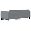 vidaXL Divano Letto con Letto Estraibile Grigio Chiaro 90x200 Tessuto