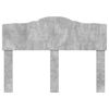 vidaXL Testiera Grigio cemento 120 cm Legno multistrato